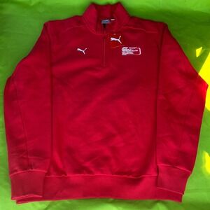 Puma F1 Las Vegas Grand‎ Prix 2023 Guest Services Quarter Zip Red Mens XL